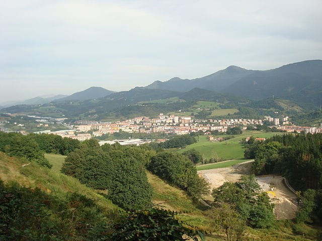 Vistas del municipio de Gipuzkoa, Andoain